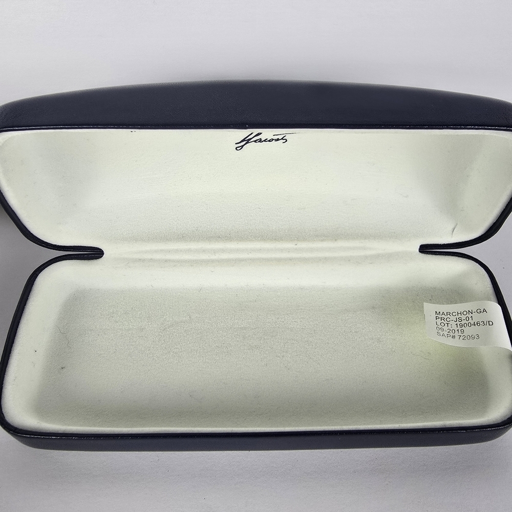 Lacoste Navy Hard Clamshell Eyeglass Sunglass Case Only - Picture 8 of 8